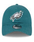 Men's Green Philadelphia Eagles Game Day Flower 9TWENTY Adjustable Hat