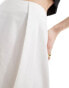 Фото #3 товара ASOS DESIGN bubble hem maxi skirt in white