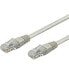 Wentronic CAT 6 Patch Cable - U/UTP - grey - 15 m - Cat6 - U/UTP (UTP) - RJ-45 - RJ-45