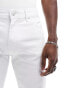 DTT stretch skinny fit jeans in white