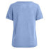 Object Tessi Slub short sleeve v neck T-shirt