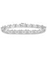 ფოტო #1 პროდუქტის Diamond Vintage-Look Link Bracelet (5 ct. t.w.) in 10k White Gold, Created for Macy's