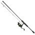 Удилище с катушкой Kinetic Beaster CT Spinning Combo Серо-черный, 2.14 m - фото #2