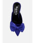 ფოტო #2 პროდუქტის ELISDA Womens Embellished Bow High Heel Mules