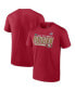 Фото #5 товара Men's Scarlet San Francisco 49ers 2022 NFC West Division Champions Divide and Conquer T-shirt