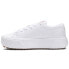 Фото #3 товара Puma Kaia Floral Platform Womens White Sneakers Casual Shoes 39302701