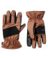 Фото #1 товара Men's Insulated Water Repellent Tech Stretch Piecing Gloves with Touchscreen Technology