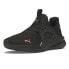 Фото #4 товара Puma Softride Enzo Evo Feline Fine Wide Running Womens Black Sneakers Athletic