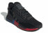 adidas originals NMD_R1 V2 减震防滑 低帮 生活休闲鞋 男女同款 黑蓝红