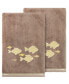 Фото #1 товара Textiles Turkish Cotton Figi Embellished Fingertip Towel Set, 2 Piece