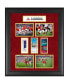 Фото #1 товара Kansas City Chiefs Framed 20" x 24" Super Bowl LVII Champions 3-Time Ticket Collage