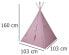 Фото #3 товара TIPI Kinderzelt, 103x103x160 cm