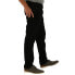 Фото #2 товара George Straight Fit Jeans Men's 36X30 Black Pull-On Straight-Leg Pockets Solid