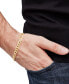 ფოტო #4 პროდუქტის Men's Curb Link Chain Bracelet in 18k Gold-Plated Sterling Silver or Sterling Silver