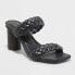 Фото #1 товара Women's Basil Mule Heels - A New Day Black 7