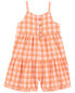 Фото #1 товара Комбинезон для малышей Carterʻs Baby Gingham Poplin