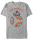 ფოტო #1 პროდუქტის Star Wars Men's Bb-8 Just Roll With It Short Sleeve T-Shirt