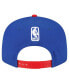 Фото #4 товара Men's Royal, Red Detroit Pistons Official Team Color 2Tone 9FIFTY Snapback Hat