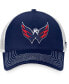 Фото #3 товара Men's Navy Washington Capitals Core Primary Logo Trucker Snapback Hat