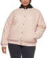 Фото #1 товара Plus Size Quilted Bomber Jacket