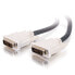 Фото #1 товара C2G 2m DVI-I M/M Single Link Digital/Analogue Video Cable - 2 m - DVI-I - DVI-I - Male - Male - Black