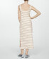 Фото #5 товара Women's Cut-Out Striped Dress