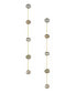 ფოტო #1 პროდუქტის 18K Gold Plated Brass Dripping in Freshwater Pearl Earrings