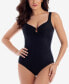 Фото #3 товара Must Have Escape One-Piece Allover Slimming Underwire Swimsuit