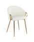 Фото #1 товара Claire Contemporary Glam Chair Leather
