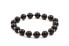Bead bracelet made of black onyx MINK24