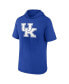Фото #3 товара Men's Royal Kentucky Wildcats Primary Logo Hoodie T-shirt