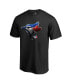 Фото #3 товара Men's Black Toronto Blue Jays Midnight Mascot T-shirt