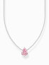 Thomas Sabo KE2213-051-9-L45V Silver necklace w. pink heart pendant