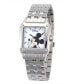 ფოტო #1 პროდუქტის Disney Mickey Mouse Women's Silver Square Steel Watch