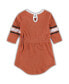 Toddler Girls Heathered Texas Orange Texas Longhorns Poppin Sleeve Stripe Dress