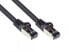 Фото #1 товара Alcasa 8060-HP005S сетевой кабель 0,5 m Cat6a S/FTP (S-STP) Черный