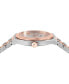 ფოტო #2 პროდუქტის Salvatore Men's Swiss Vega Two-Tone Stainless Steel Bracelet Watch 40mm