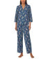ფოტო #1 პროდუქტის Women's 2-Pc. 3/4-Sleeve Printed Pajamas Set