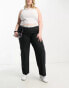 Фото #1 товара ASOS DESIGN Curve relaxed boyfriend trouser in black