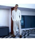 ფოტო #2 პროდუქტის Men's Chalk White Foil-Pleated Shirt