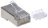 Фото #8 товара Intellinet RJ45 Modular Plugs - Cat6A - STP - 2-prong - for stranded wire - 15 µ gold plated contacts - 90 pack - RJ45 - Stainless steel - Polycarbonate - Cat6a - U/FTP (STP) - Gold