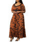 Фото #2 товара Plus Size Icon Maxi Dress with Sweetheart Neckline