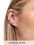 Фото #1 товара Kingsley Ryan Sterling Silver butterfly shape ear crawler in silver