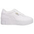 Фото #1 товара Puma Cali Wedge Platform Womens White Sneakers Casual Shoes 37343801