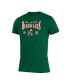 Фото #3 товара Men's Green Miami Hurricanes Along The Shadow Tri-Blend T-shirt