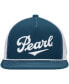 ფოტო #2 პროდუქტის Men's Teal, White Pearl Trucker Snapback Hat
