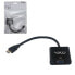 Фото #2 товара MCL Samar MCL CG-288C - VGA (D-Sub) - HDMI Type C (Mini) - Male - Female - 1600 x 1200 pixels - Black