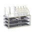 2 x Make Up Organizer transparent/gold