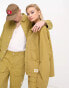 Reclaimed Vintage unisex carpenter jacket co-ord in khaki XS - фото #2