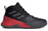 Фото #3 товара Кроссовки Adidas OwnTheGame черно-красные резиновая подошва